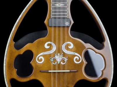 Greek Electric Bouzouki Walnut-1